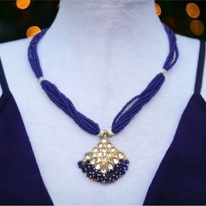 Vintage Kundan Seed bead necklace